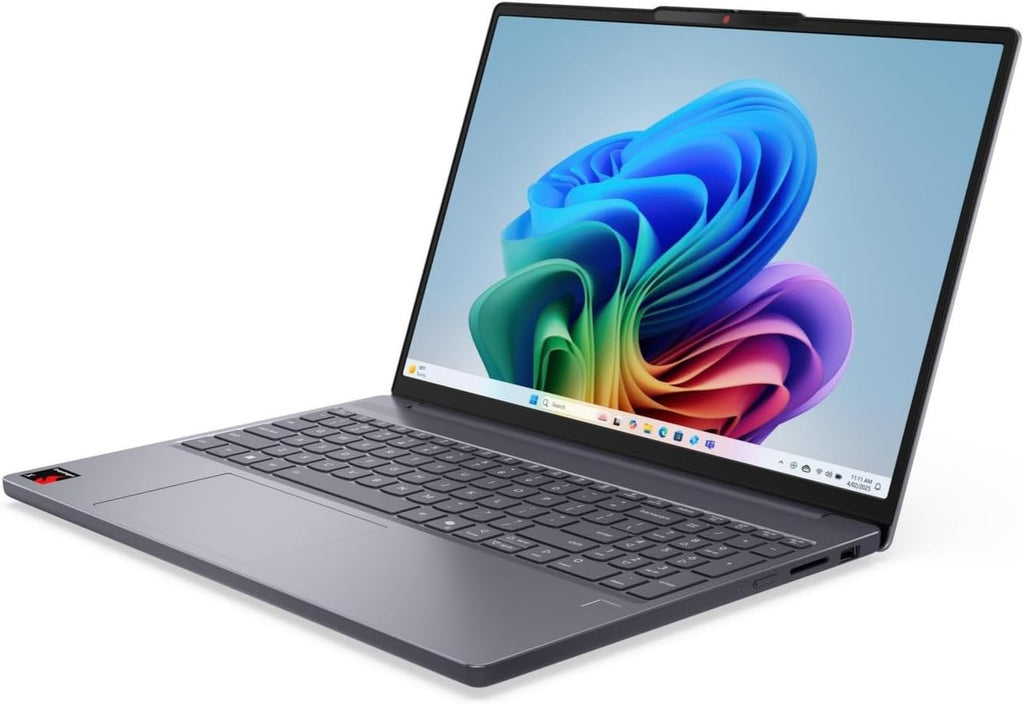 Lenovo IdeaPad Slim 3X Home Student Business Laptop 2025, 15.3' 2K (1920x1200) Touchscreen, 8-Core Snapdragon X X1-26-100, 16GB LPDDR5x RAM, 512GB SSD, FPReader, Wi-Fi 7, Webcam, Copilot Windows 11