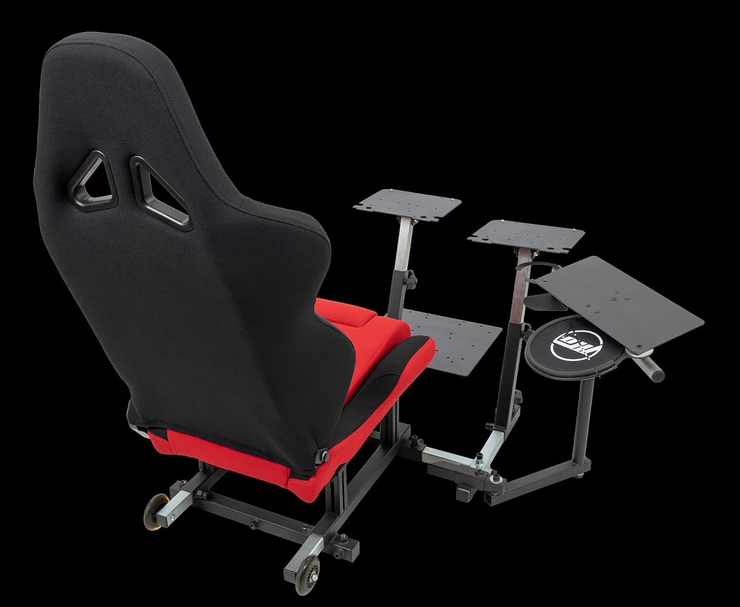 SimFab Modular Flight Simulator Pit For General, Civil and Commercial Aviation. MSFS Edition. Compatible With Logitech, Honeycomb, Turtle Beach, CH Products (green)