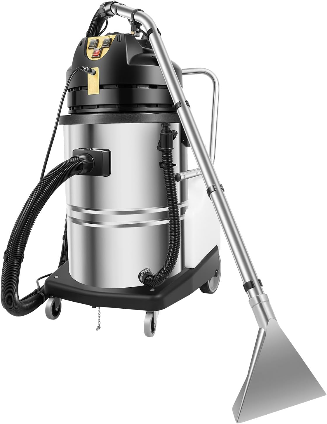 LYNICESHOP Carpet Cleaning Machine, Portable Carpet & Upholstery Spot Cleaner 3in1 Pro Vacuum Cleaner Extractor for Carpet and Upholstery (60L)