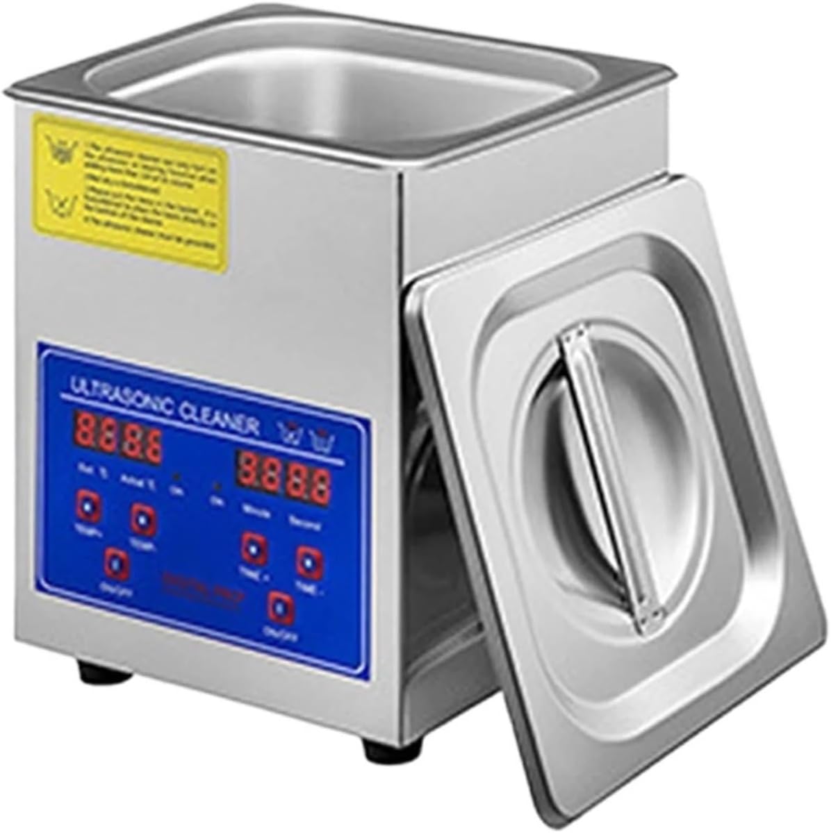 2/3/6/10/15/30L Ultrasonic Cleaner with Digital Timer and Heater, Stainless Steel, Ultrasonic Washing Machine Home Appliance (2L)