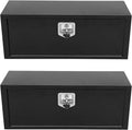 36 Inch Underbody Tool Boxes Set of 2,Underbody Truck Box w/T-Handle Latch and keys for Pickup Truck,Utility Tractor,RV,Waterproof Tool Chest For Storage & Organization-36 × 12 × 14 inch