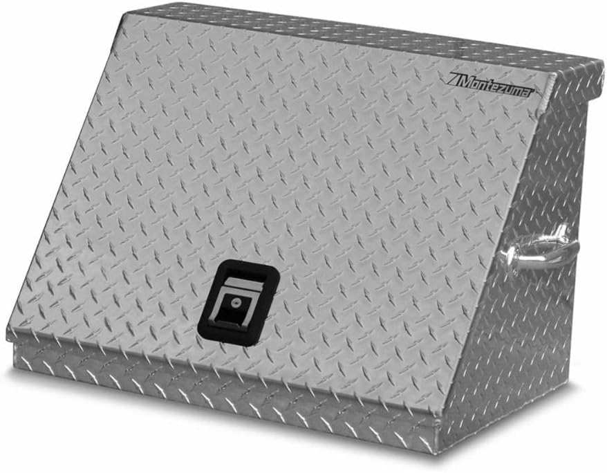 Montezuma 26' x 18' Heavy Duty Steel Triangle Toolbox (aluminum, brite)