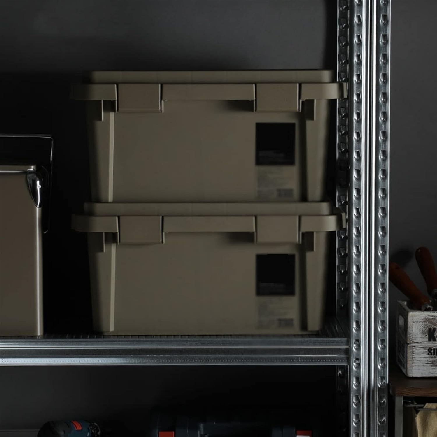Portable Tool Box Tool Box Plastic Storage Tool Box with Removable Tray, Multifunctional Storage Tool Box with Lock for Home Small Parts Box