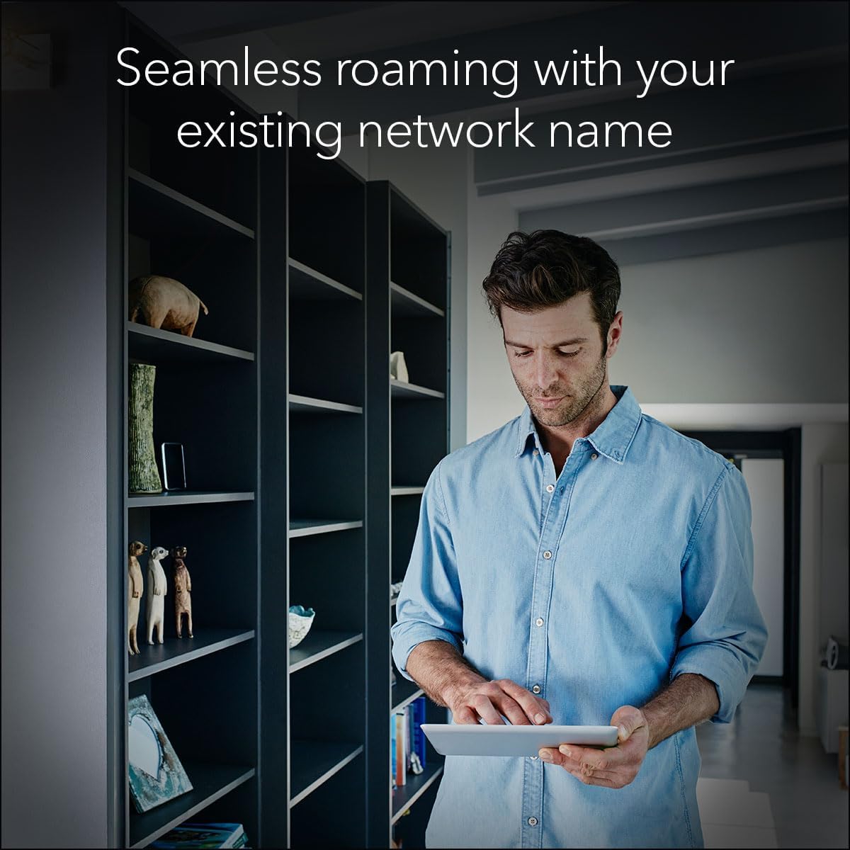 NETGEAR WiFi 7 Range Extender (EXS27) – Add up to 1,500 sq. ft. and 45 Devices with BE5000 Dual-Band Wireless Signal Booster & Repeater (up to 5 Gbps Speed), WPA3 Security, Smart Roaming
