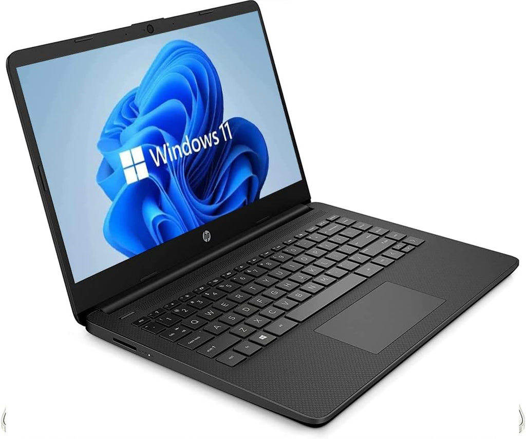 HP 14' Flagship Laptop, Windows 11 OS, AMD Dual-Core Processor Up to 2.60 GHz, 4GB RAM, 128GB SSD, Webcam,
