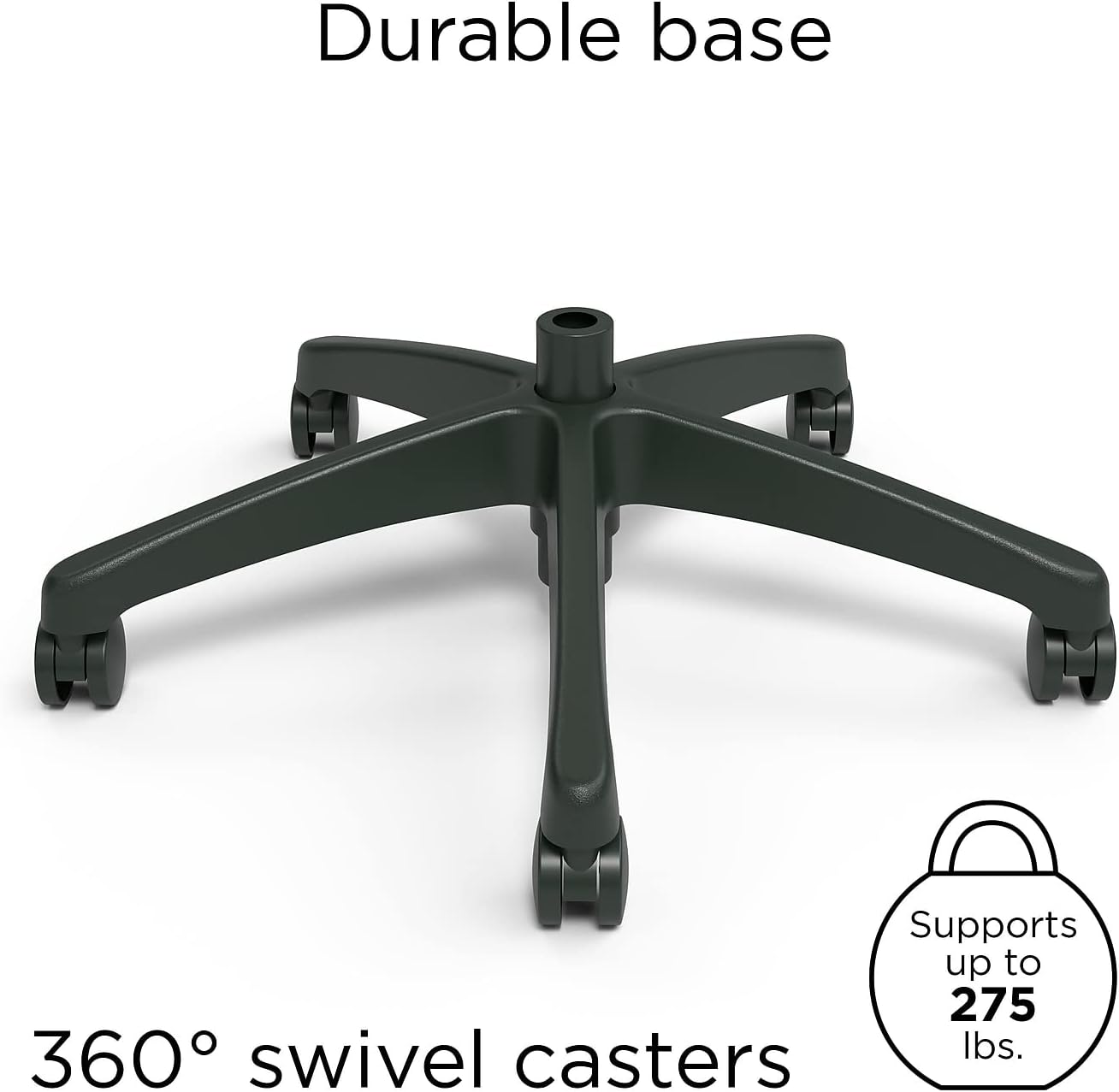 Staples Dexley Ergonomic Task Chair, Mesh, Ergonomic, Lumbar Support, Adjustable Height, Black