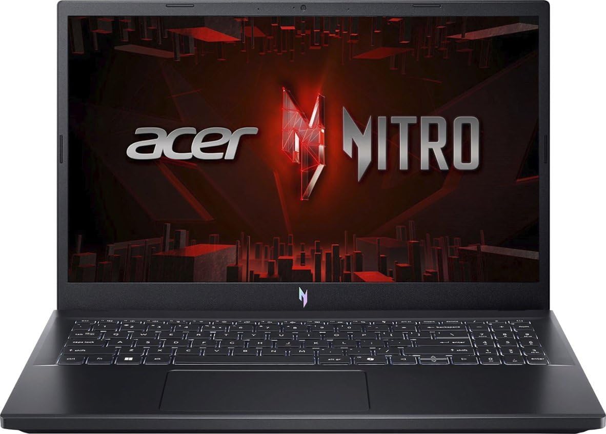 acer Nitro V 15 Gaming 2025 Laptop, 8-Core Intel Core i5-13420H, 15.6' FHD 165Hz IPS Display, NVIDIA GeForce RTX 5050, 16GB DDR4 512GB SSD, Backlit Keyboard, Thunderbolt 4, Wi-Fi 6, Win11 Home