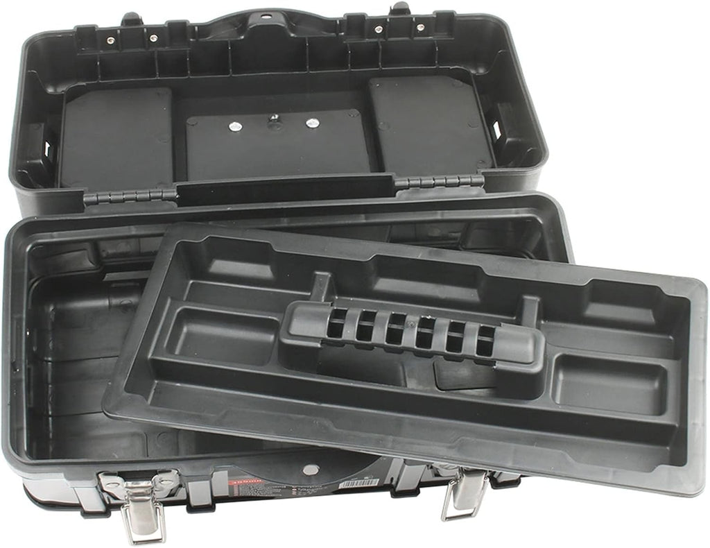 Portable Tool Box Plastic Large Stainless Steel Tool Box Home Repair Electrician Storage Box Work Tool Box Durable Storage Tool Box Small Parts Box