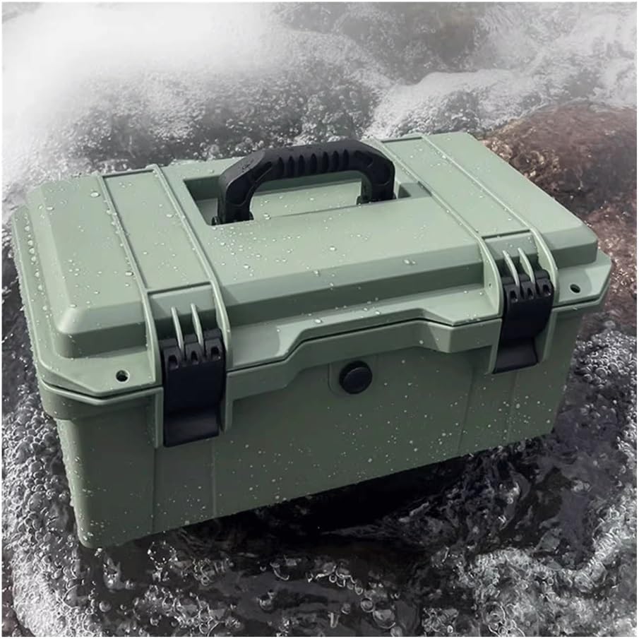 Tool Box Household Hardware Tool Box Electrician Repair Box Thickened Handheld Storage Box Multi-Functional Tool Storage Box Car Emergency Repair Box Tool Storage(Yellow)