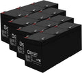 Mighty Max Battery ML5-12 - 12 Volt 5 AH, F1 Terminal, Rechargeable SLA AGM Battery (Pack of 12)