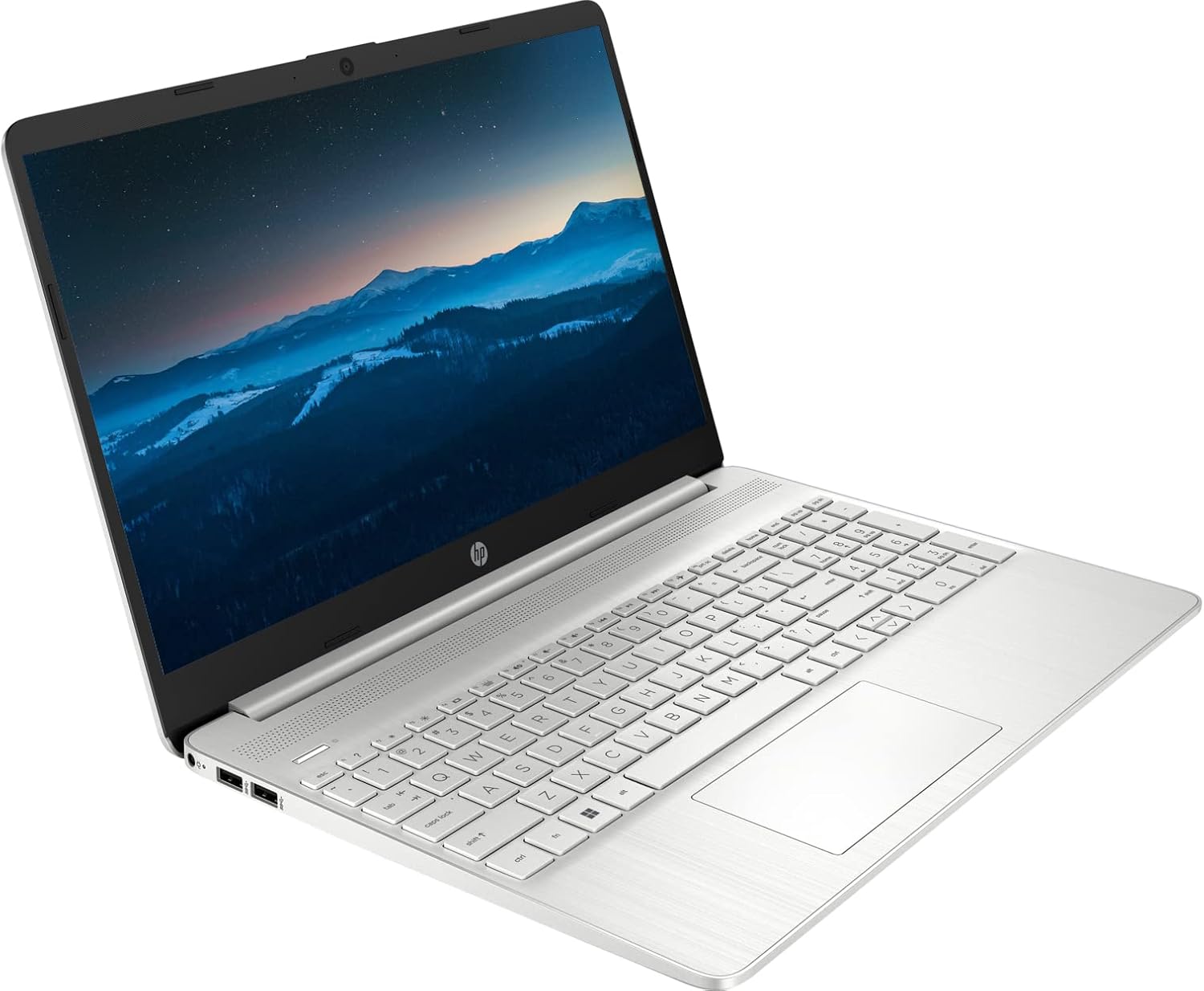 HP 15 Notebook, 15.6' HD Screen Laptop, Intel Core i3-1115G4, 8GB DDR4 RAM, 256GB SSD, Webcam, HDMI, Wi-Fi, Windows 11 Home, Natural Silver
