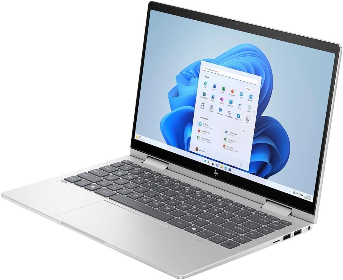HP 2-in-1 Envy Laptop, 14' FHD Touchscreen Display, Intel 10-Cores 7-150U (Up to 5.4GHz), 16GB RAM, 1TB PCIe SSD, WiFi 6E, Backlit KB, FP Reader, Webcam, USB-C, HDMI, PDG HDMI Cable, Win 11 Pro