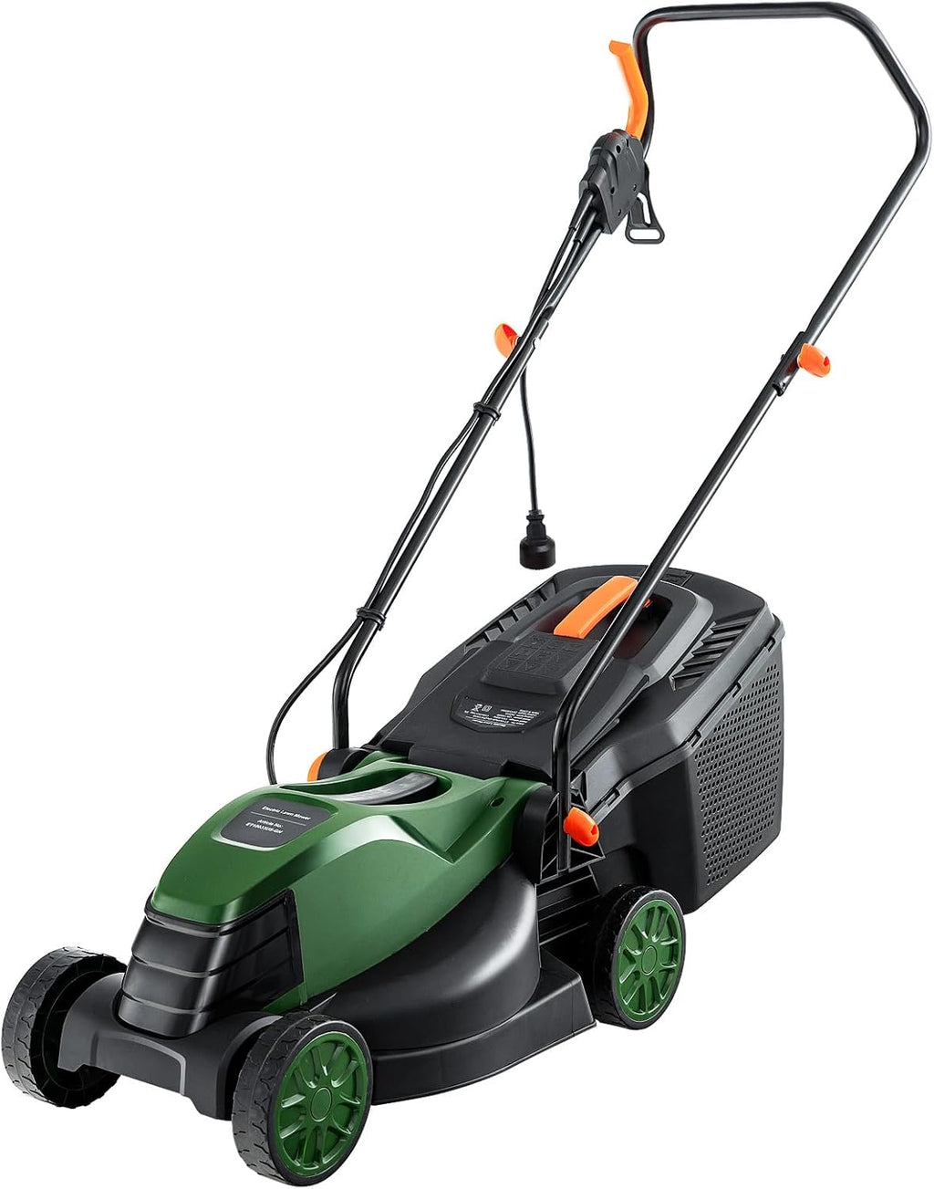 Goplus Lawn Mower, Electric Lawn Mowers with Grass Collection Box, 12 AMP Motor, 14' Cutting Deck, 3 Adjustable Cutting Positions, Walk-Behind Small Corded Lawnmower for Garden Farm Yard