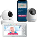 Babysense HDS2 5' HD Non-WiFi Baby Monitor Bundle with FullPeek WiFi Camera (2 Items)