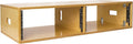 Sound Town DIY 2 x 4U Studio Rack with Baltic Birch Plywood, Golden Oak for Recording Room, Home Studio (SDRK-D4)