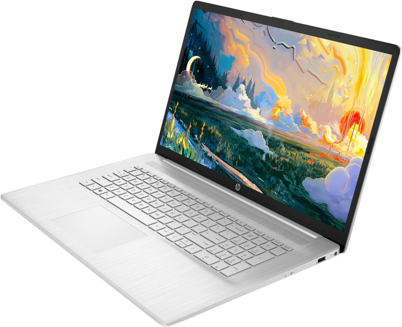HP 17 Laptop, 17.3' HD+ Display, 11th Gen Intel Core i3-1125G4 Processor, 8GB RAM, 512GB SSD, Wi-Fi, HDMI, Webcam, Windows 11 Home, Silver