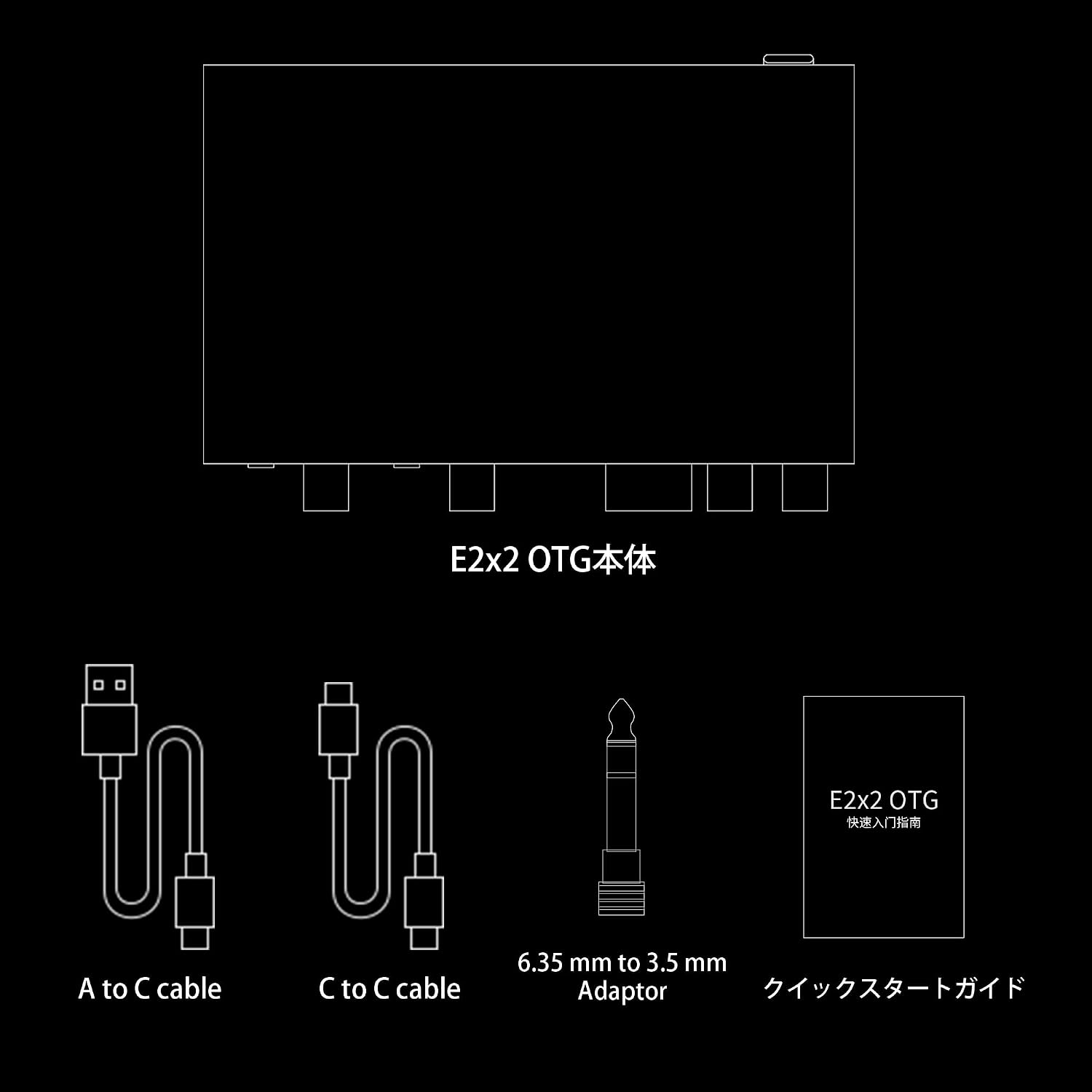 TOPPING E2x2 OTG USB Audio Interface - Ultra-Linear Preamp & Powerful Headphone Amp,Optical Output, Dual Mobile Streaming, Zero-Latency, 192kHz/24bit Recording, PC/Mobile Compatible(White)
