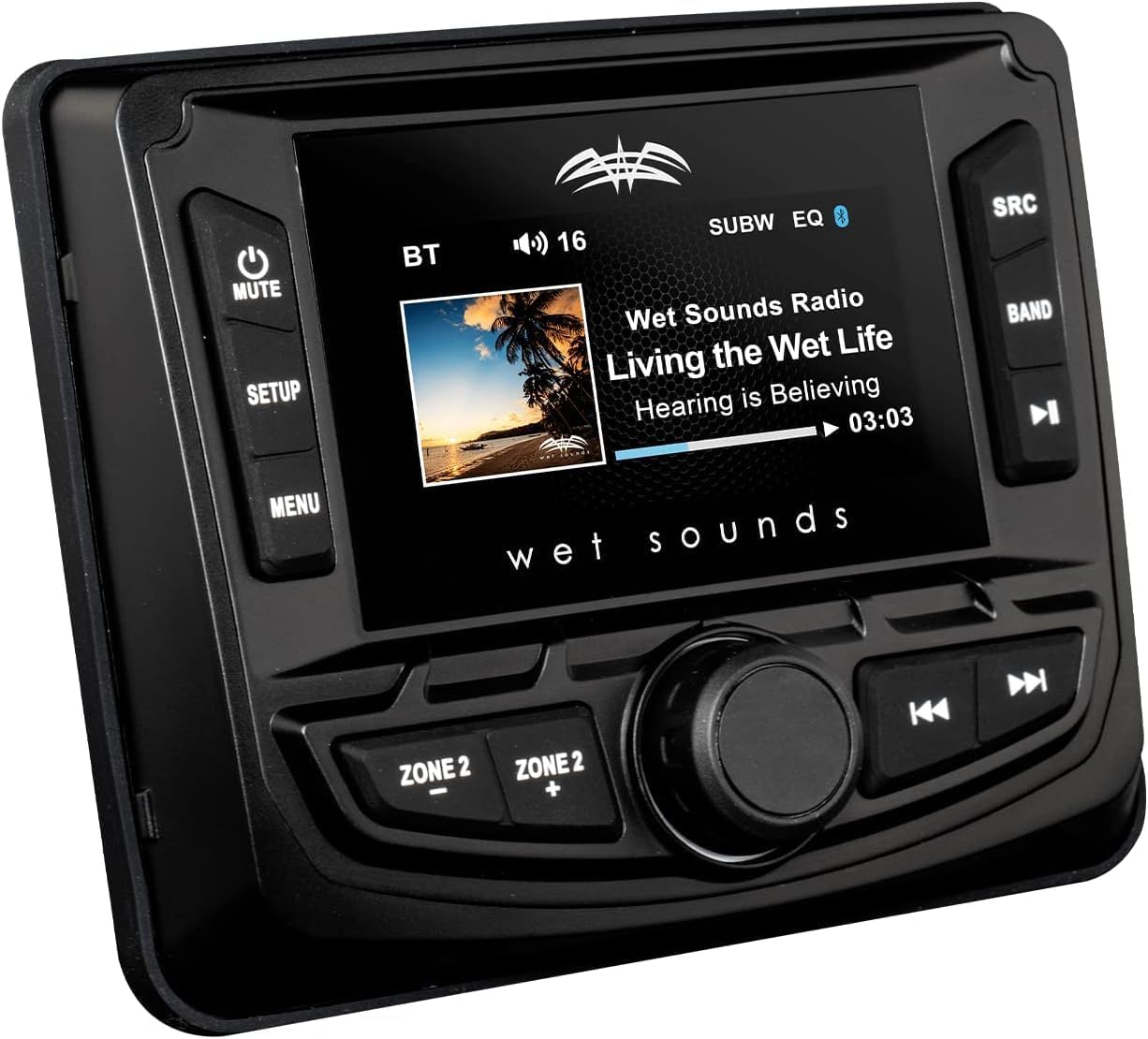 Wet Sounds | WS-MC-2 | AM/FM/Weather Band Tuner with RBDS and SiriusXM-Ready®