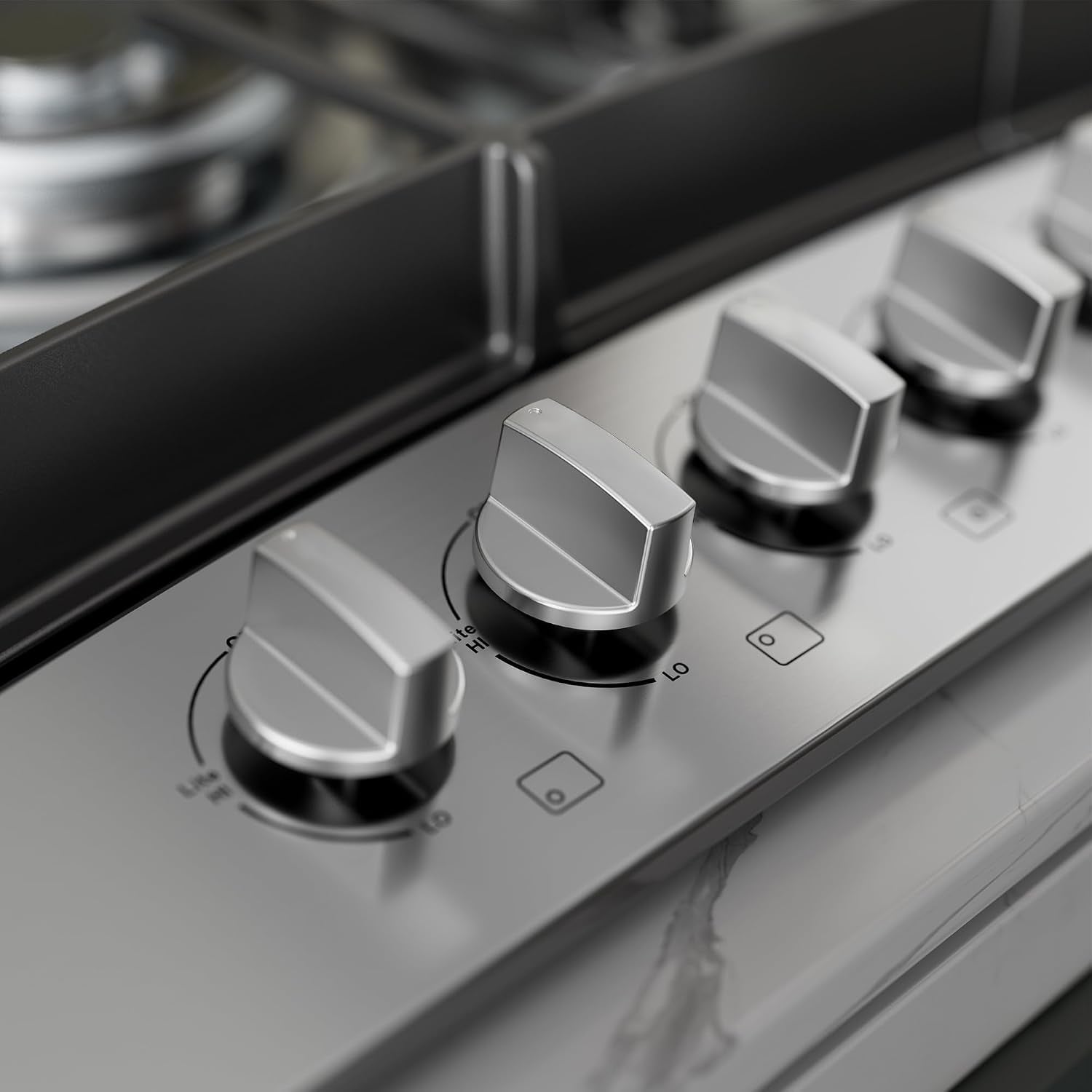 Empava 36 Inch Gas Cooktop with 5 Sealed SABAF Burners, Stainless Steel Built-in Stove Top, Auto Electric Pulse Ignition, Flame Failure Protection, LPG/NG Convertible