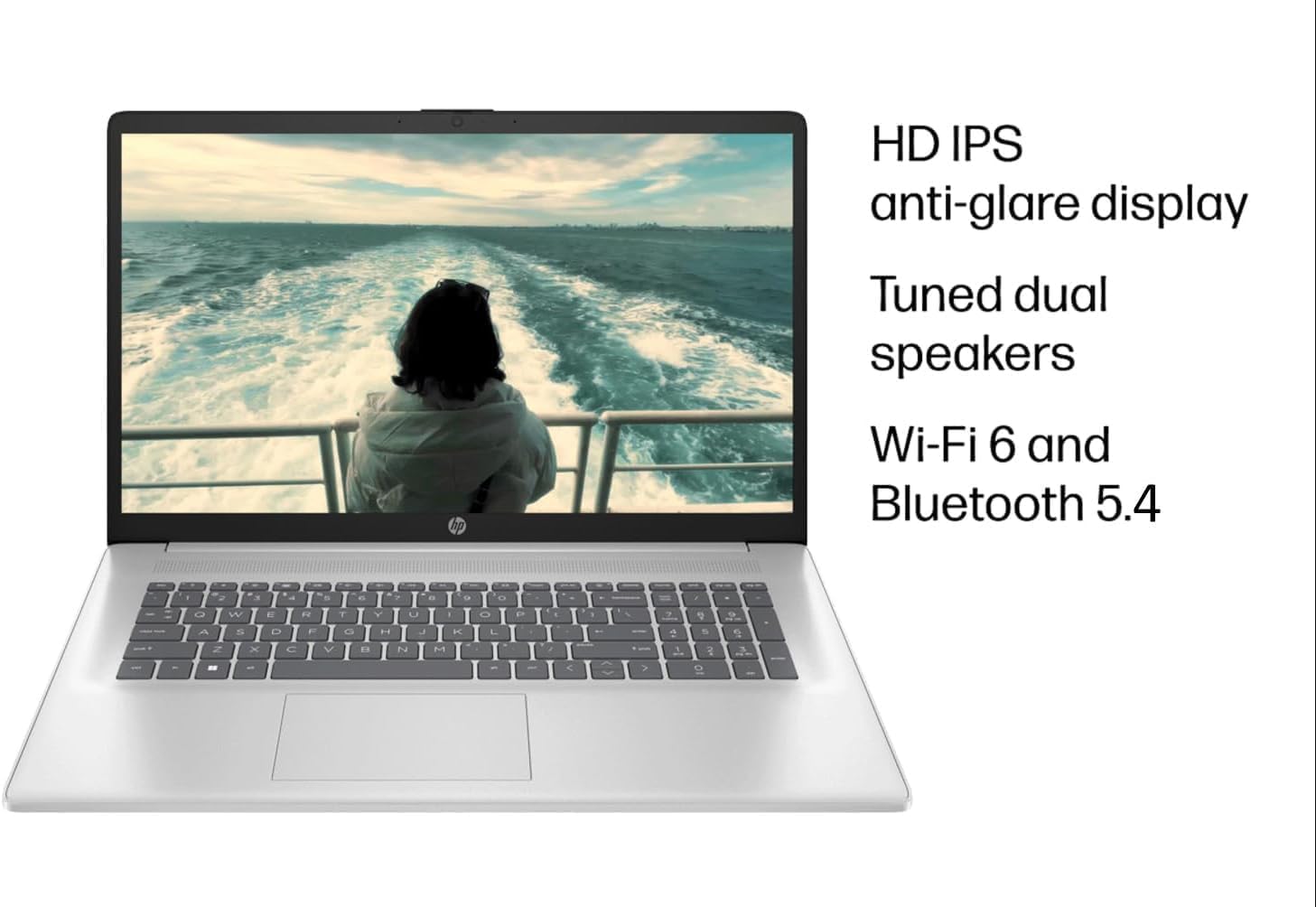 HP 17 Touchscreen Laptop (17.3' HD+, 32GB RAM, 1TB SSD, AMD Ryzen 5 7430U (> Intel i5-1334U)), Business & Student, Webcam, Long Battery Life, Fast Charge, Numeric Pad, Win 11 Home w/ Copilot, Silver