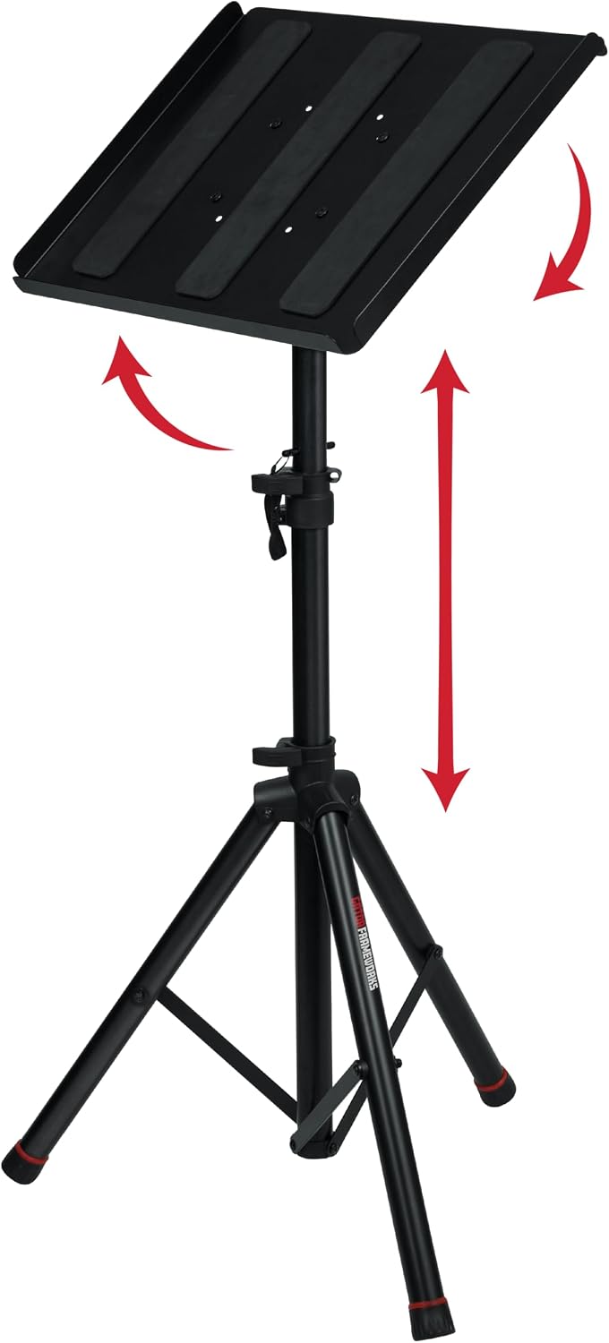 Gator Frameworks GFW-UTL-MEDIATRAY2 Heavy-Duty Adjustable Media Tray Stand