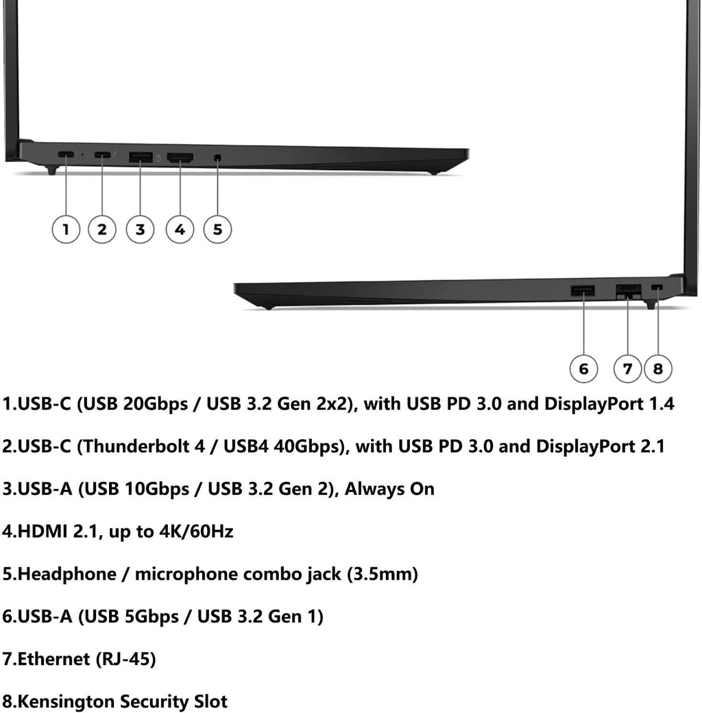 Lenovo ThinkPad E16 Gen 3 Business Laptop Computer, Intel 16-Core Ultra 7 255H (Beat i9-13900H), 16GB DDR5 RAM, 1TB PCIe SSD, 16' FHD+, WiFi 6E, BT 5.3, Webcam, Numeric Keypad, Windows11 Pro (Renewed