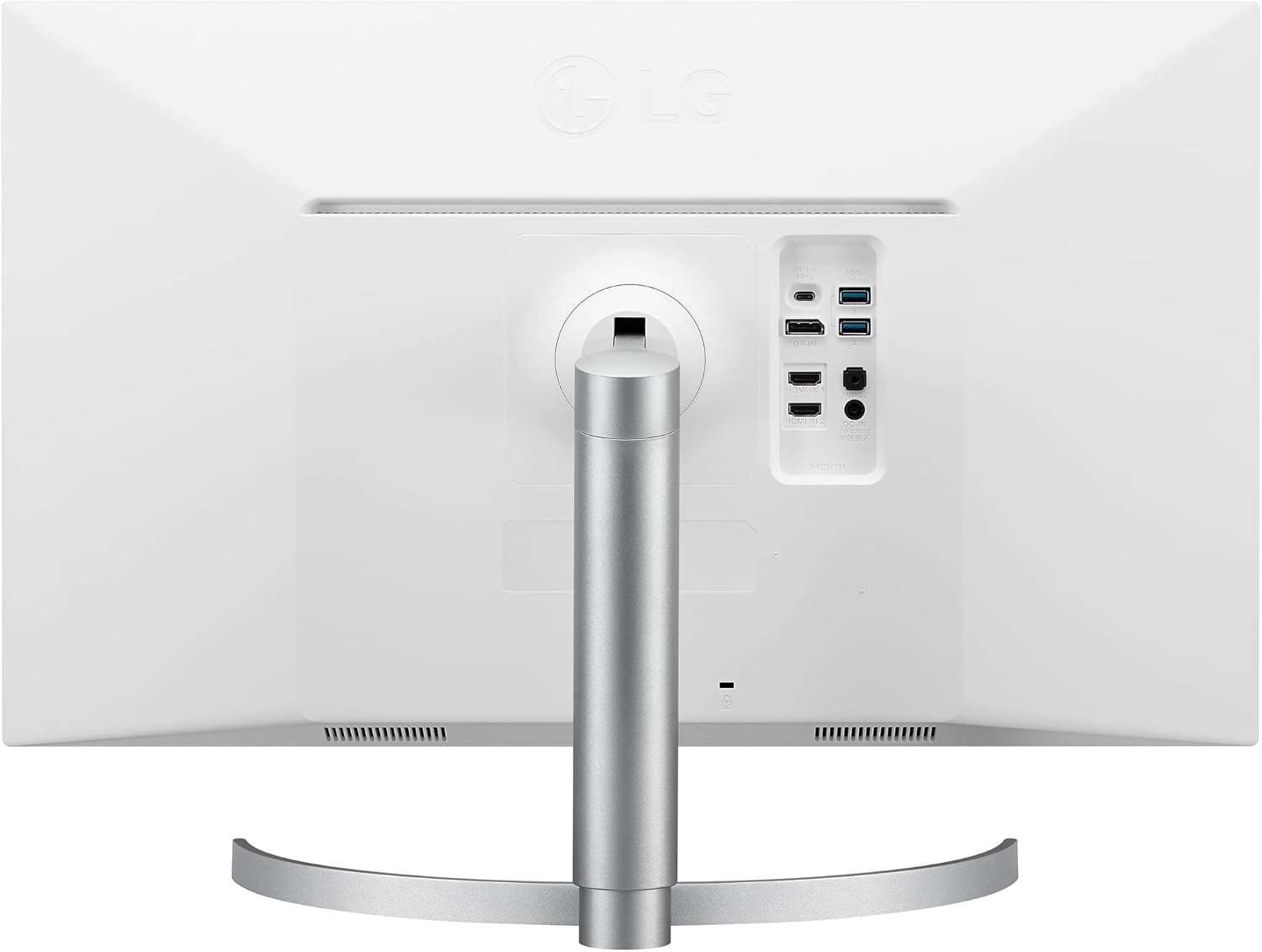 LG 27UN850-W Ultrafine Computer Monitor 27-Inch UHD 4K UHD 2160p IPS with VESA DisplayHDR 400 AMD FreeSync and USB-C - White/Silver
