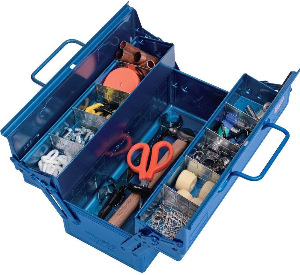 Toyo ST Tool Box with 2 Cantilever Tray ST-350-B