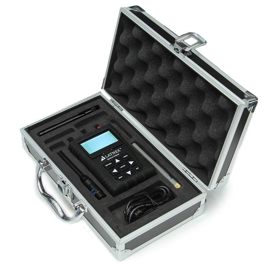 SPA-7G RF Explorer Spectrum Analyzer 6G Combo Bands. Handheld Frequency Analyzer for Ham Radio, Wireless Devices, WiFi Networks, Audio Engineers (SPA-7G: 15MHz to 6.1GHz and Up to 7.5GHz)