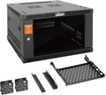 Tecmojo 6U Wall Mount Rack Cabinet, Heavy-Duty 176 Lbs High Load Capacity, 19' Enclosed Server Network Rack with Glass Door, 17.7' Deep – Elite Collection