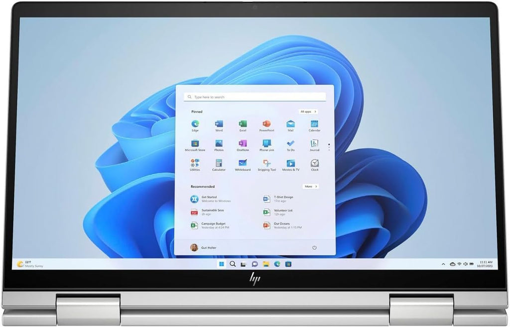 HP 2-in-1 Envy Laptop, 14' FHD Touchscreen Display, Intel 10-Cores 7-150U (Up to 5.4GHz), 16GB RAM, 1TB PCIe SSD, WiFi 6E, Backlit KB, FP Reader, Webcam, USB-C, HDMI, PDG HDMI Cable, Win 11 Pro