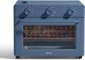 Our Place Large Wonder Oven | 6-in-1 Stainless Steel Air Fryer Toaster Oven Combo with Basket, Rack, Pan & Tray | 3-Rack, 32 QT, Large Capacity - Toast, Roast, Bake, Reheat, Broil & Steam | Blue Salt