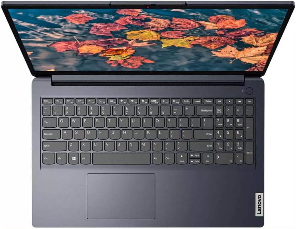 Lenovo Ideapad 1 Laptop, 15.6' FHD (1920x1080) Touch Laptop, AMD Ryzen 5 7520U, 8GB DDR5 RAM, 256GB SSD, AMD Radeon 610M Graphics, Windows 11 Home, Abyss Blue, 82VG00TYUS