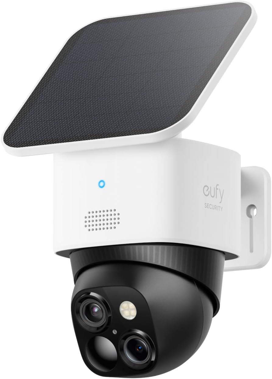 eufy Video Doorbell C31 & SoloCam S340 (Bundle),4K FHD,Battery Wireless/Wired Powered,Head-to-Toe View,Live Video Call, 24/7Recording,Human and Motion Detection,HomeBase S380 Compatible