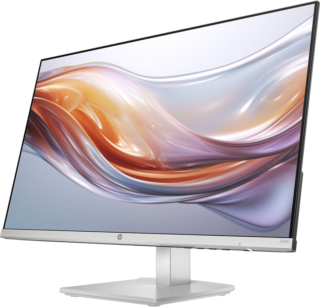 HP Series 5 23.8 Inch FHD Height Adjust Desktop Monitor 524sh 100Hz IPS Anti-Glare Eye Ease 5ms 300 nits HDMI Port Energy Star Certified for Computer PC, Silver 94C19AA (Renewed)