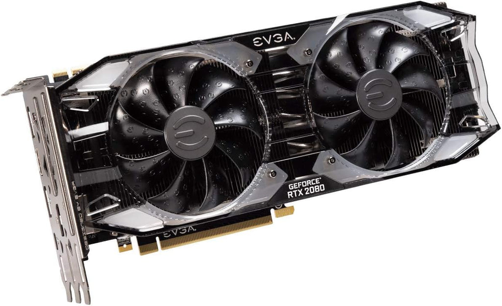 EVGA GeForce RTX 2080 XC Ultra, Overclocked, 2.75 Slot Extreme Cool Dual, 70C Gaming, RGB, Metal Backplate, 8GB GDDR6, 08G-P4-2183-KR