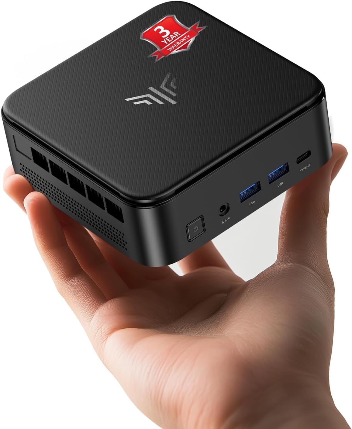 KAMRUI Mini PC, E3B 16GB RAM 512GB SSD Mini Gaming Computers AMD Ryzen 5 7430U Micro Desktop Computer (Max 4.3GHz,6C/12T, Beat 5650U), Small PC Support WiFi 6, BT5.2, Triple Display for Office Home