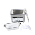 Ultrasonic Cleaners, 50W 0.8L Ultrasonic Cleaner Stainless Steel Washing Bath Machine Glasses Jewelry Watch Mini Ultrasound Wave Cleaning Tank