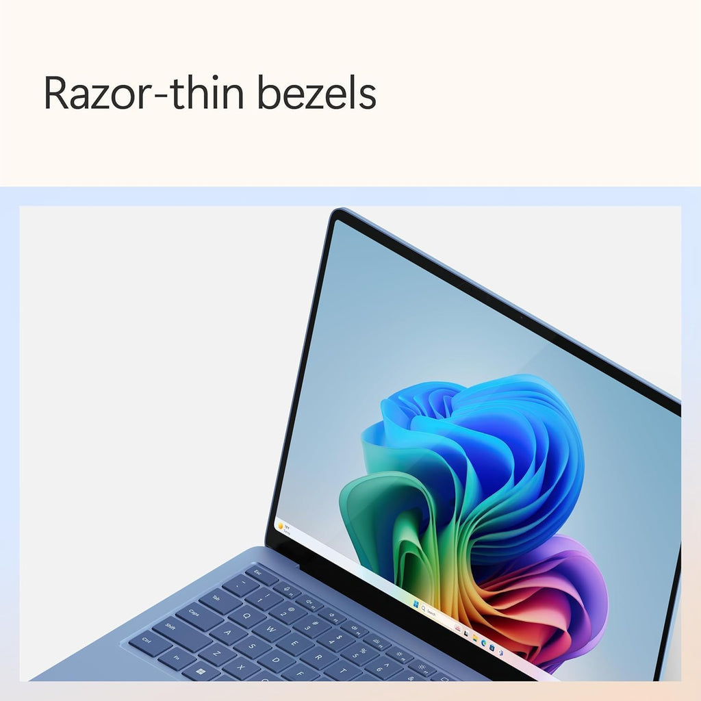 Microsoft Surface Laptop (2024), Windows 11 Copilot+ PC, 13.8' Touchscreen Display, Snapdragon X Elite (12 core), 16GB RAM, 256GB SSD Storage, Sapphire