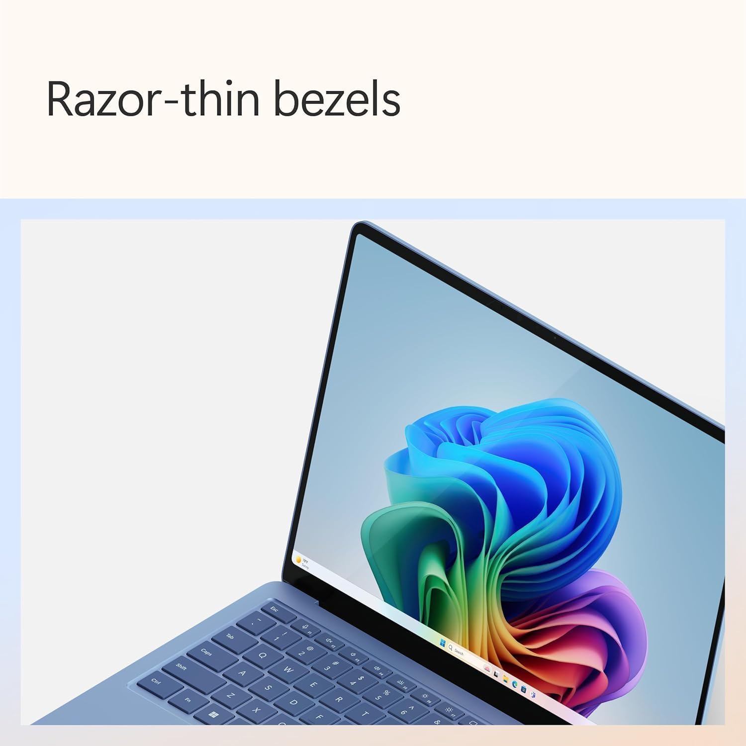 Microsoft Surface Laptop (2024), Windows 11 Copilot+ PC, 13.8' Touchscreen Display, Snapdragon X Elite (12 core), 16GB RAM, 256GB SSD Storage, Sapphire