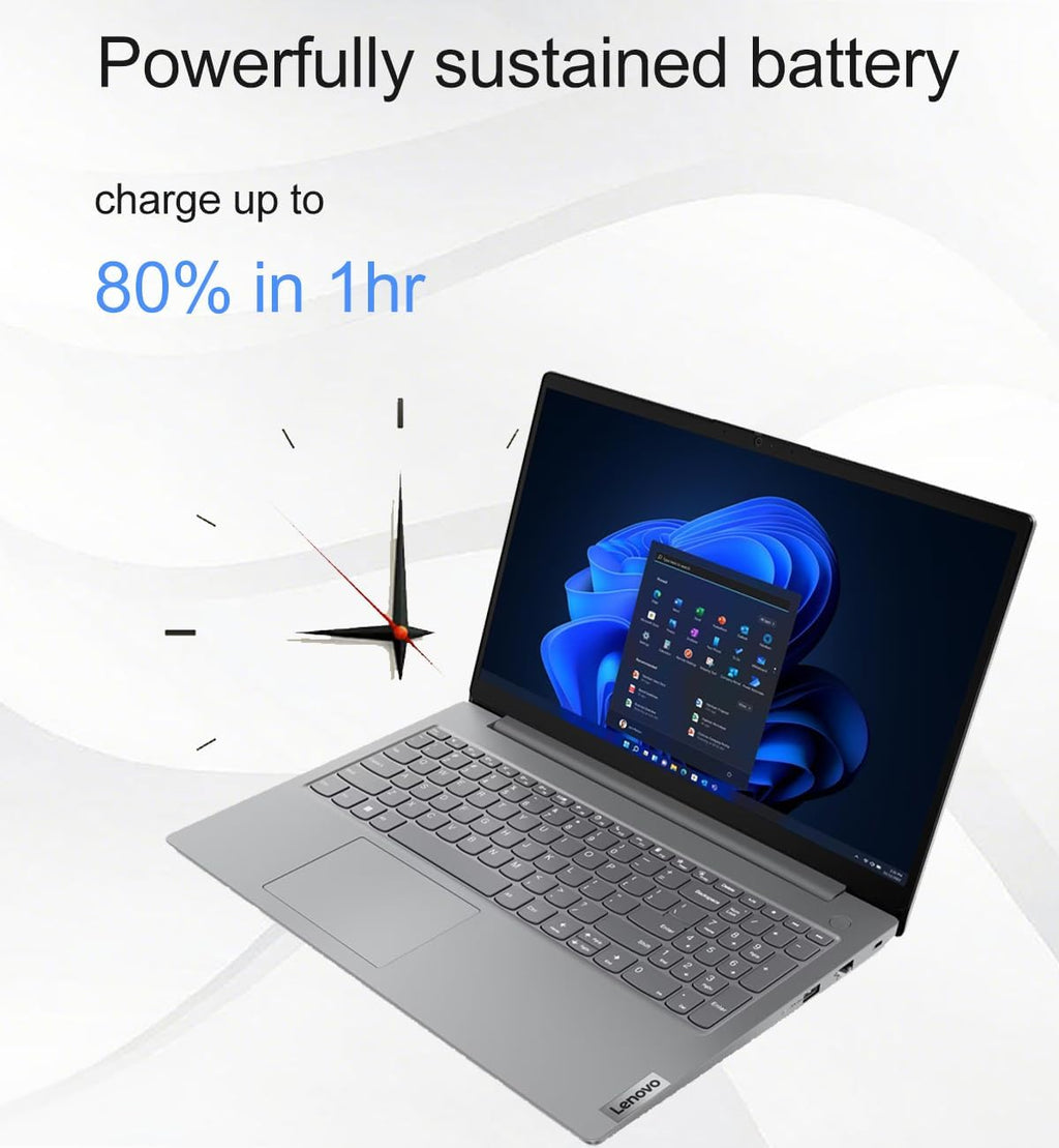 Lenovo Laptop V15 for Business and Student (15.6' FHD Anti-Glare, AMD Ryzen 5 7520U (> Intel i5-1235U), 16GB DDR5 RAM, 512GB SSD), Numeric Keypad, Webcam w/Shutter, Ethernet, Wi-Fi 6, HDMI, Win 11 Pro