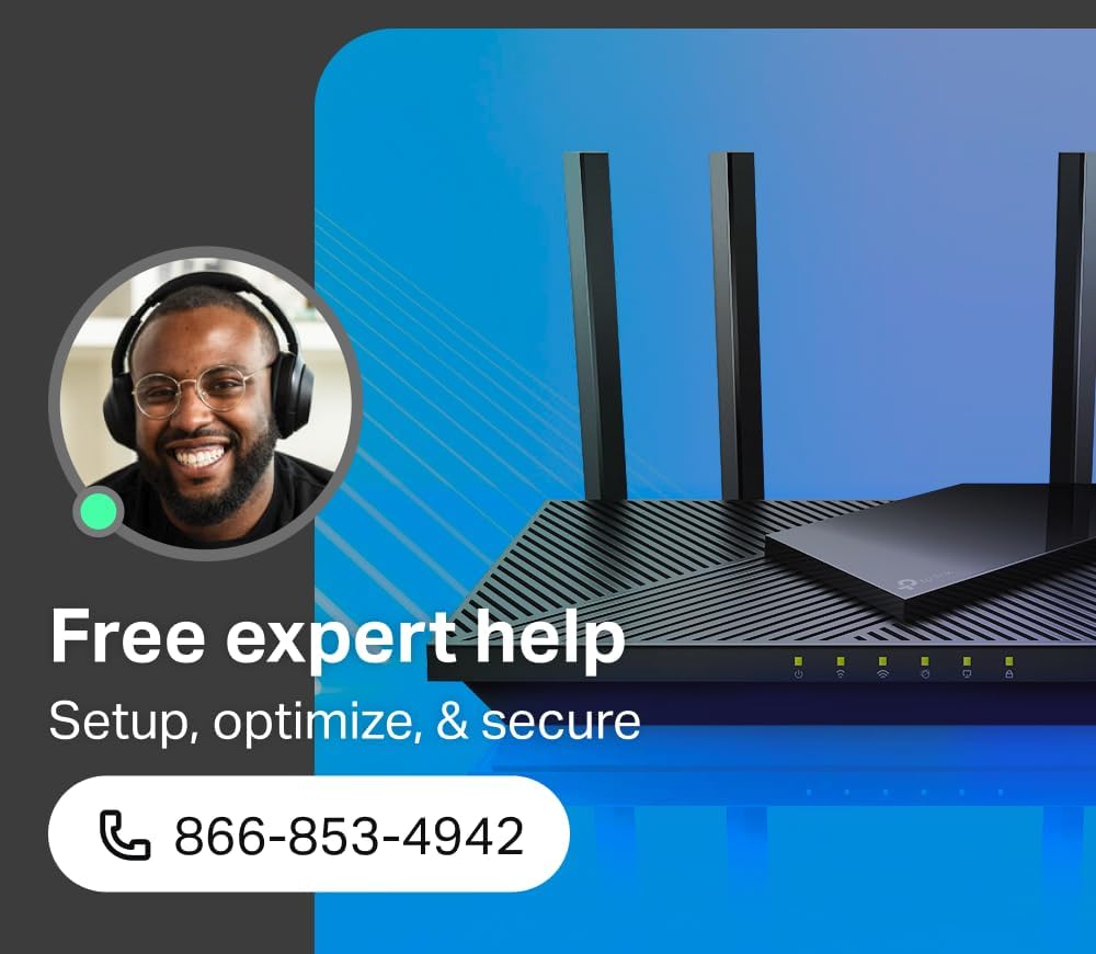 TP-Link Tri-Band BE15000 WiFi 7 Router Archer BE700 | 8-Stream 15Gbps | 1×10G+1×2.5G+2×1G Ports, USB 3.0 | 6 Internal Antennas | VPN Clients & Server | Easy-Mesh, MLO, Private IOT, Free Expert Support