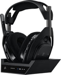Logitech G Astro A50 X Multi-Platform Wireless Gaming Headset + Base Station for PS5/Xbox/PC: PLAYSYNC Video & Audio Switcher, HDMI 2.1 4K 120Hz VRR, <24bit/48kHz, 24hr Battery, 2.4GHz & BT - Black