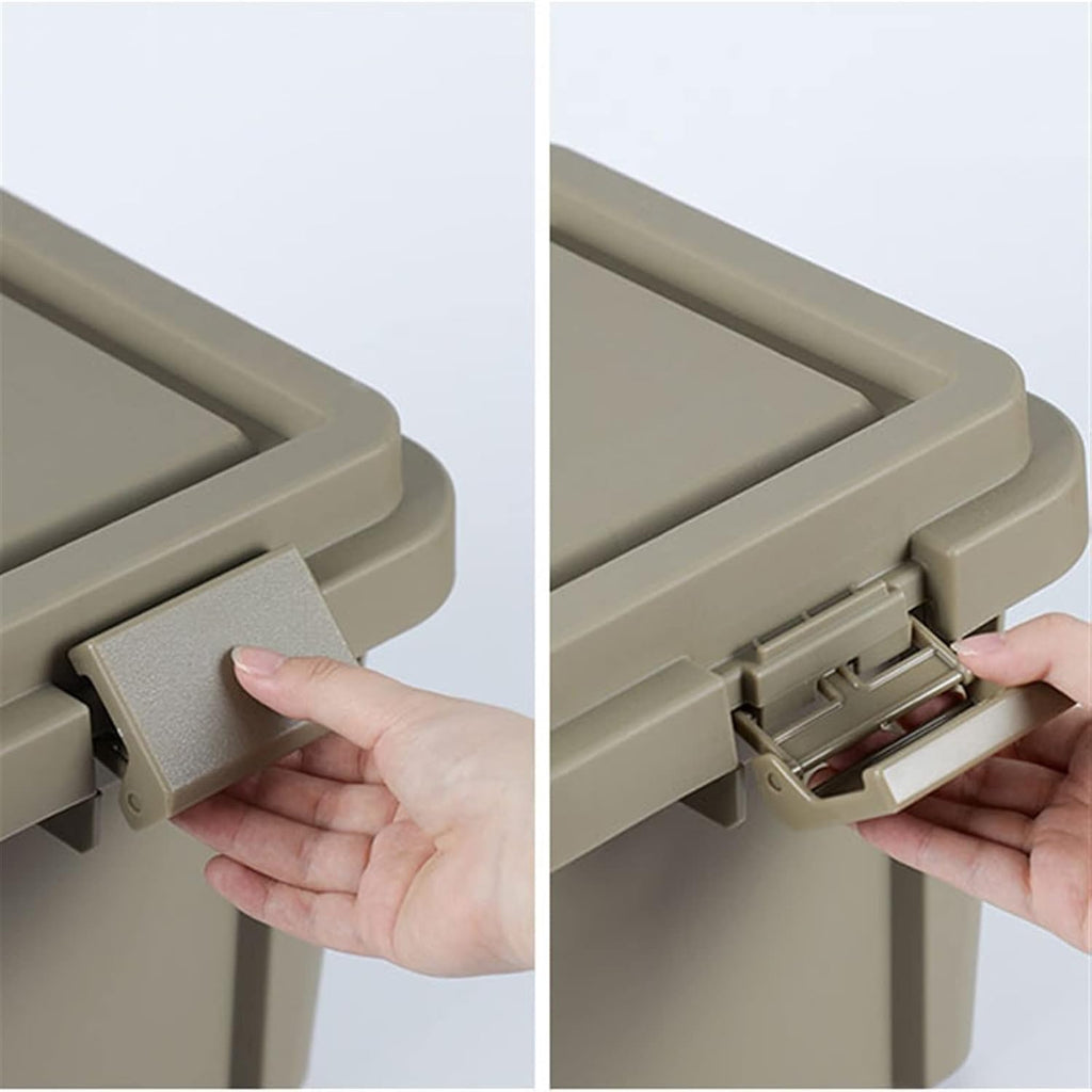 Portable Tool Box Tool Box Plastic Storage Tool Box with Removable Tray, Multifunctional Storage Tool Box with Lock for Home Small Parts Box