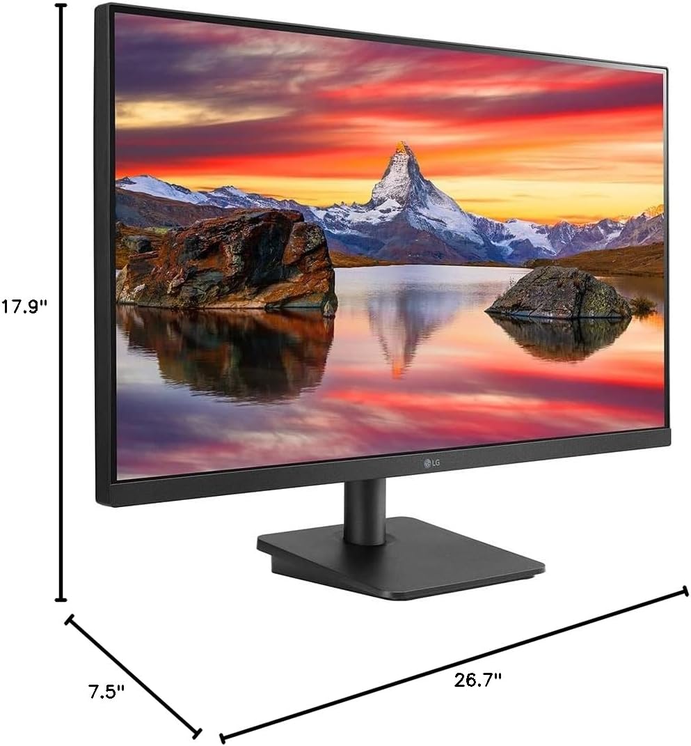 LG 27MP40W 27' IPS 3-Side Borderless Gaming Monitor w/AMD Free-sync
