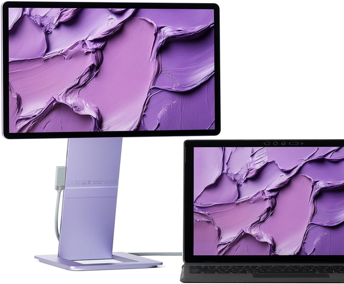 SOTSU FlipAction Touch 14' Premium Portable Monitor | FHD IPS 10-Point Touchscreen | 400 Nits | 100% sRGB | Pivoting Second Screen | USB-C & Mini HDMI | for Windows, Android & Samsung DeX
