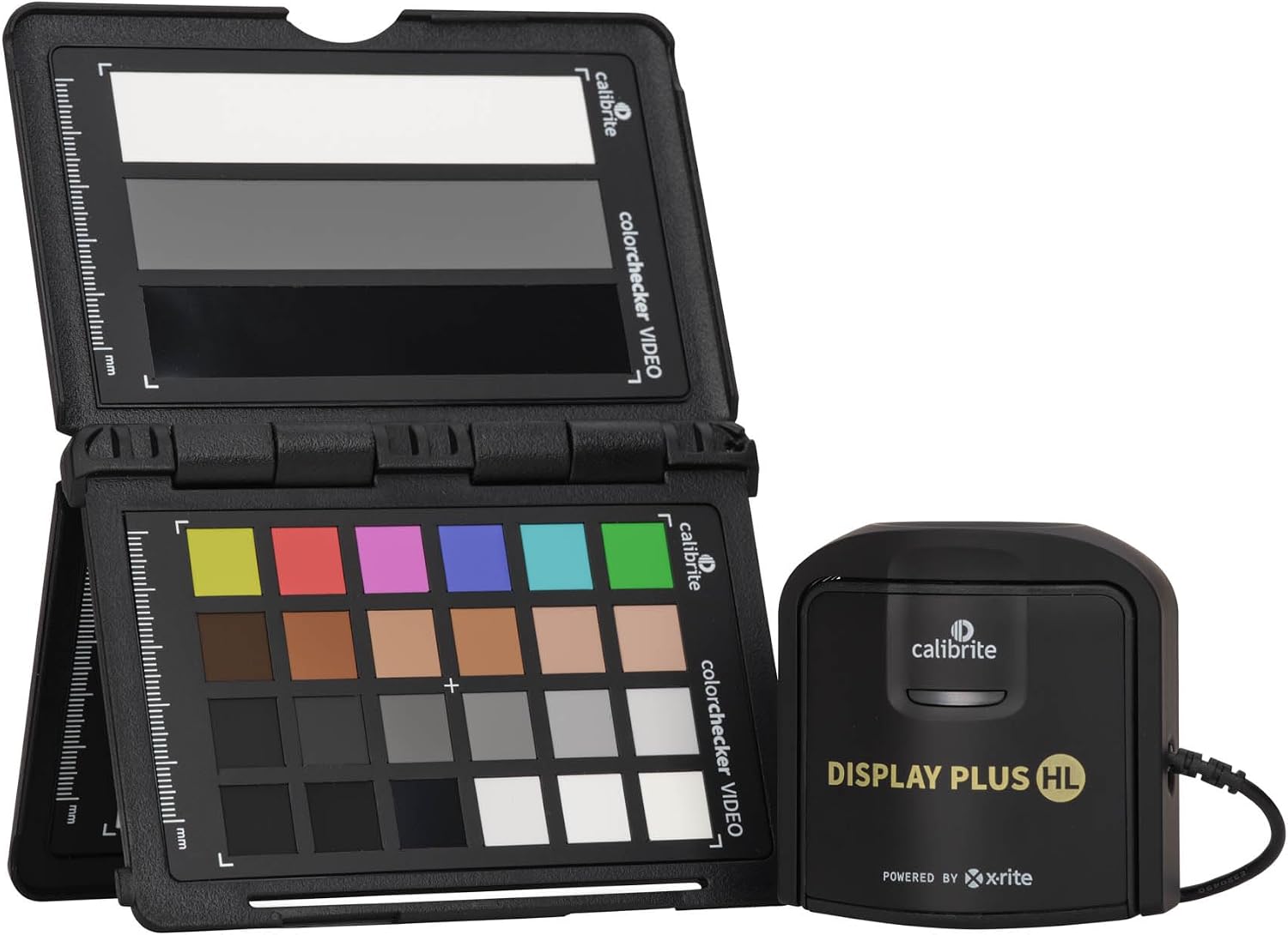 Calibrite Video Photo Kit with Display Plus HL Colorimeter and ColorChecker Passport Video 2, 10,000 Nit Monitor Calibration, Camera Reference System for Photo and Video Accuracy (CCPLHL-PPV2)