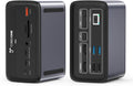 TobenONE MacBook Docking Station Dual 4K@60Hz, 16-in-2 USB C Docking Station with 2 HDMI Ports, 7 USB Ports, 100W GaN Power Supply & 20W Charging, 2.5Gbps Ethernet, for Home & Office