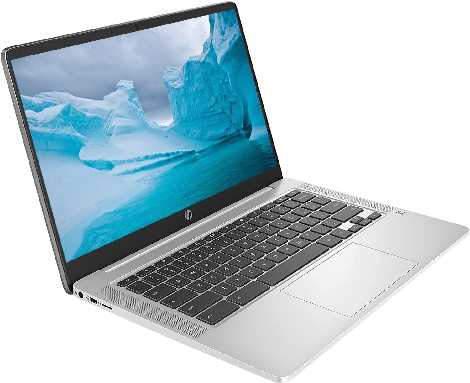 HP hromebook Laptop • 14 Inch Display • Intel Celeron N4120 Processor • 8GB RAM • 128GB eMMC • Intel UHD Graphics 600 • WiFi • Bluetooth • Backlit Keyboard • Chrome OS • Modern Gray (Renewed)