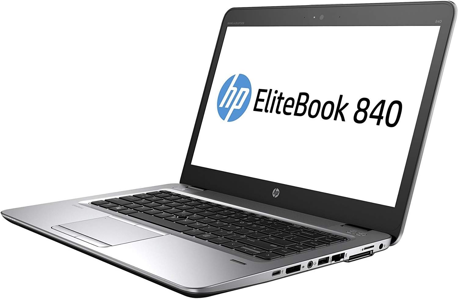 HP Elitebook 840 G1 14' HD+ LED-Backlit Laptop, Intel Dual-Core i5-4300U up to 2.9GHz, 8GB RAM, 128GB SSD, USB 3.0, Bluetooth, Webcam, HDMI, Window 10 Professional (Renewed)